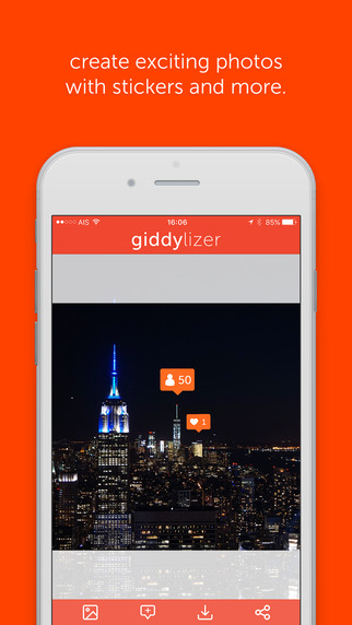 Giddylizer iOS